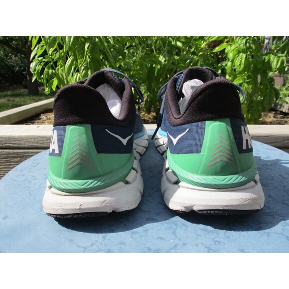 Hoka One One Clifton 7 Men Size 12.5 D Blue Green Running Athletic Shoes 1110508 main image 13
